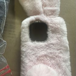 IPhone 14 Pro Fuzzy Rabbit Case 