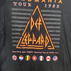 Def Leppard 1983 Tour Shirt 