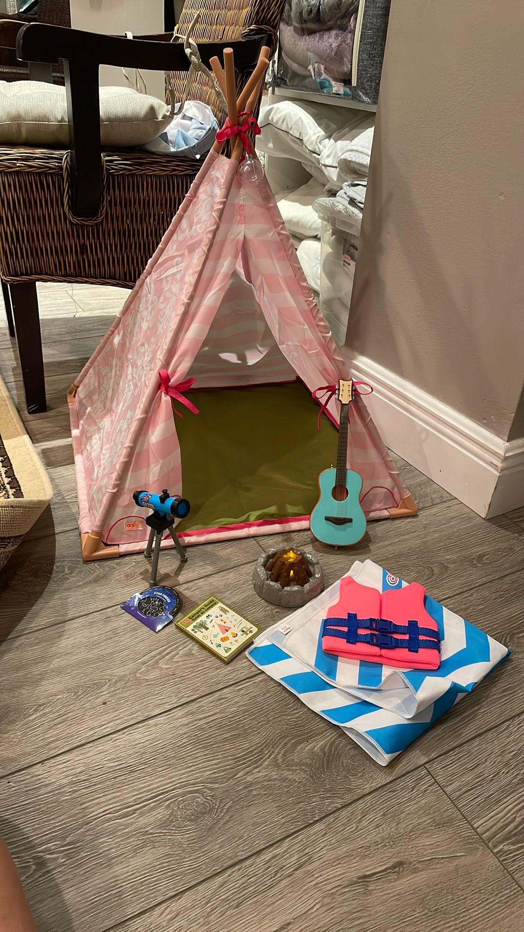 American Doll Size Camping Set