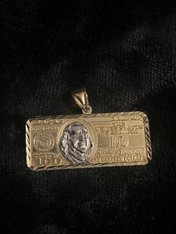 10k solid gold pendant