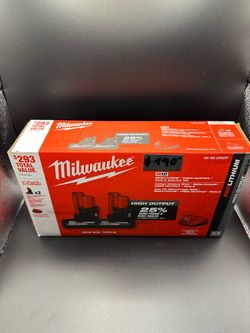Milwaukee M12 RedLithium High Output XC5.0 Starter Kit