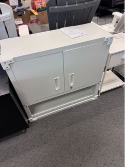 steel cabinet + key