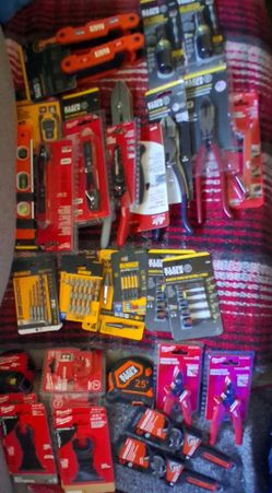 Milwaukee,Dewalt and Klein Tools