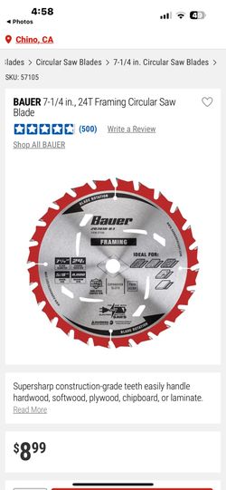 Saw Blades 2 Sets (New New )