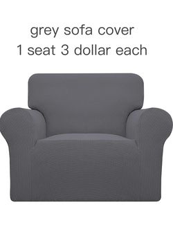New! Stretch Sofa Slipcovers Clearance | Single $3, Loveseat $4, 3-Seater $5 | Burgundy / Dark Gray / Light Gray