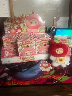 Colorful fruits mystery plush