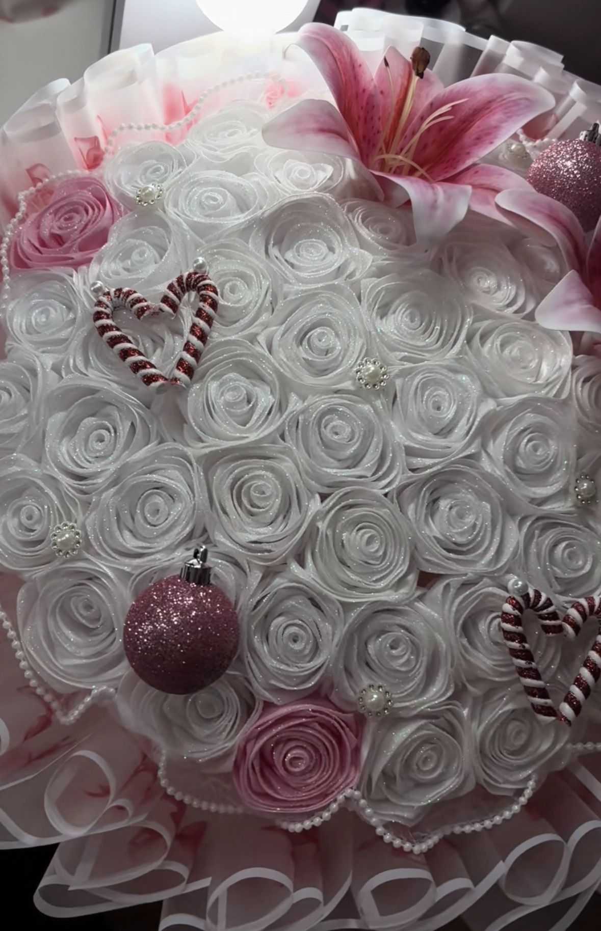 White christmas bouquet