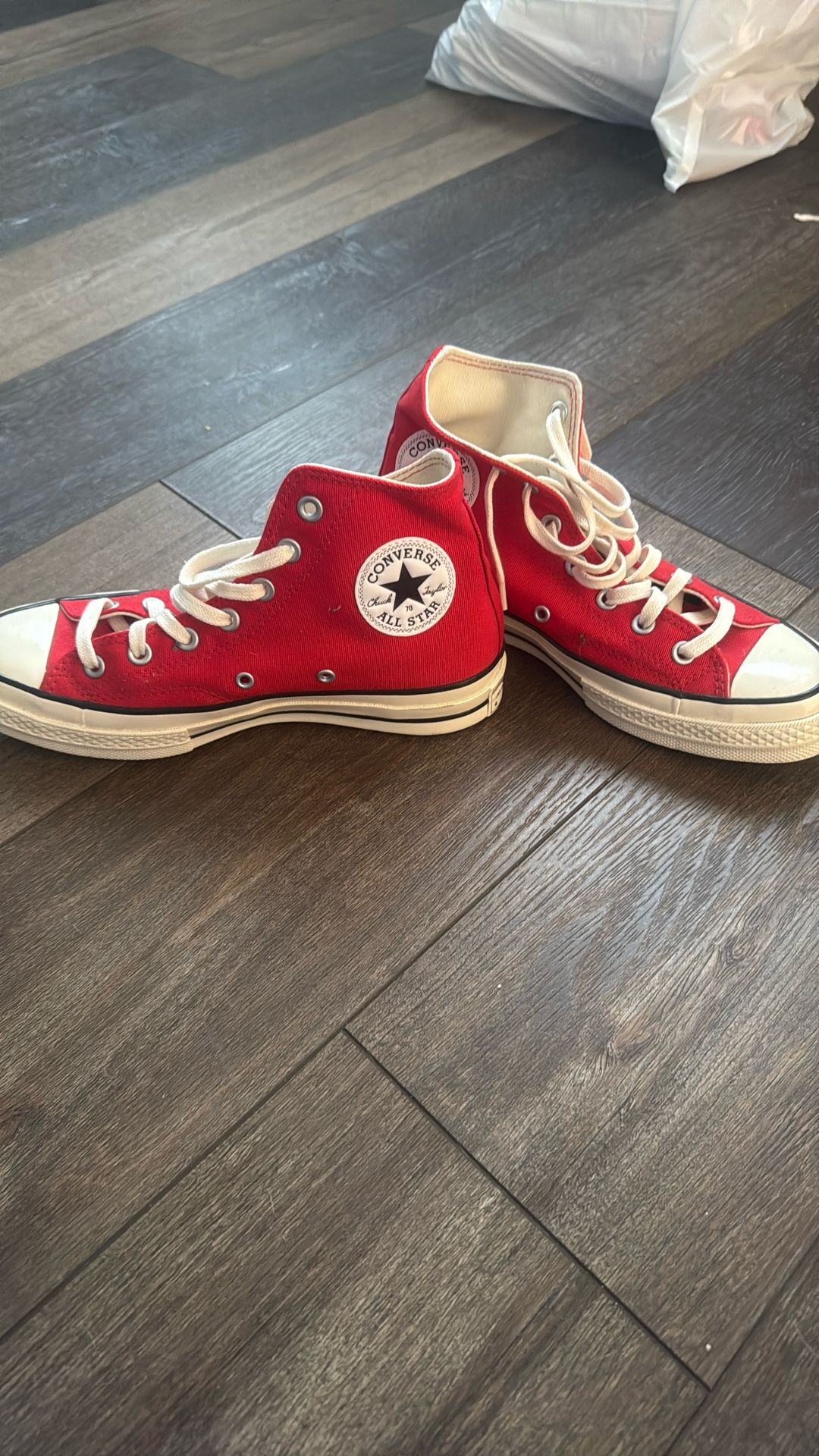 Red Converse High Top - Men's 6