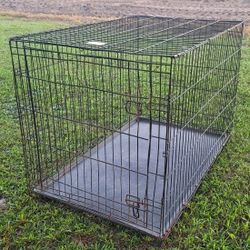 48" XXL Dog Crate With Tray - For Large Dog Breeds  - Please Read Description