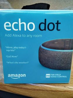 Brand new - Amazon Echo Dot (3rd Gen) - smart speaker with Alexa