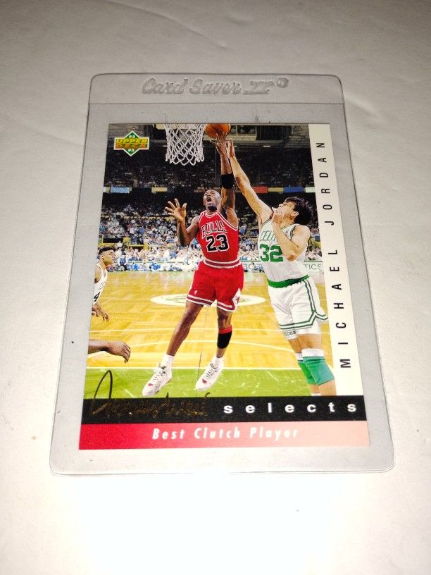 1992 Michael Jordan Basketball Card Upper Deck - Jerry West Selects #JW9
