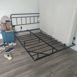 Bed Frame With Lighting And Charger Included