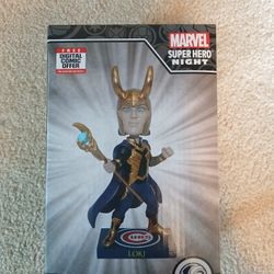 Loki Bobble Head Wrigley Chicago Cubs Toyota Superhero Night 7/18/23 NIB