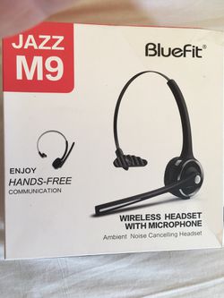 Wireless headset with microphone for computer,laptop