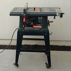 10"  Craftsman Table Saw with Stand 