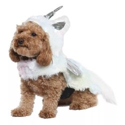 medium size unicorn halloween dog costume 
