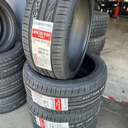 235/40/18 New set Of Kumho tires Installed 