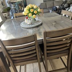 Dining Table With Six Chairs