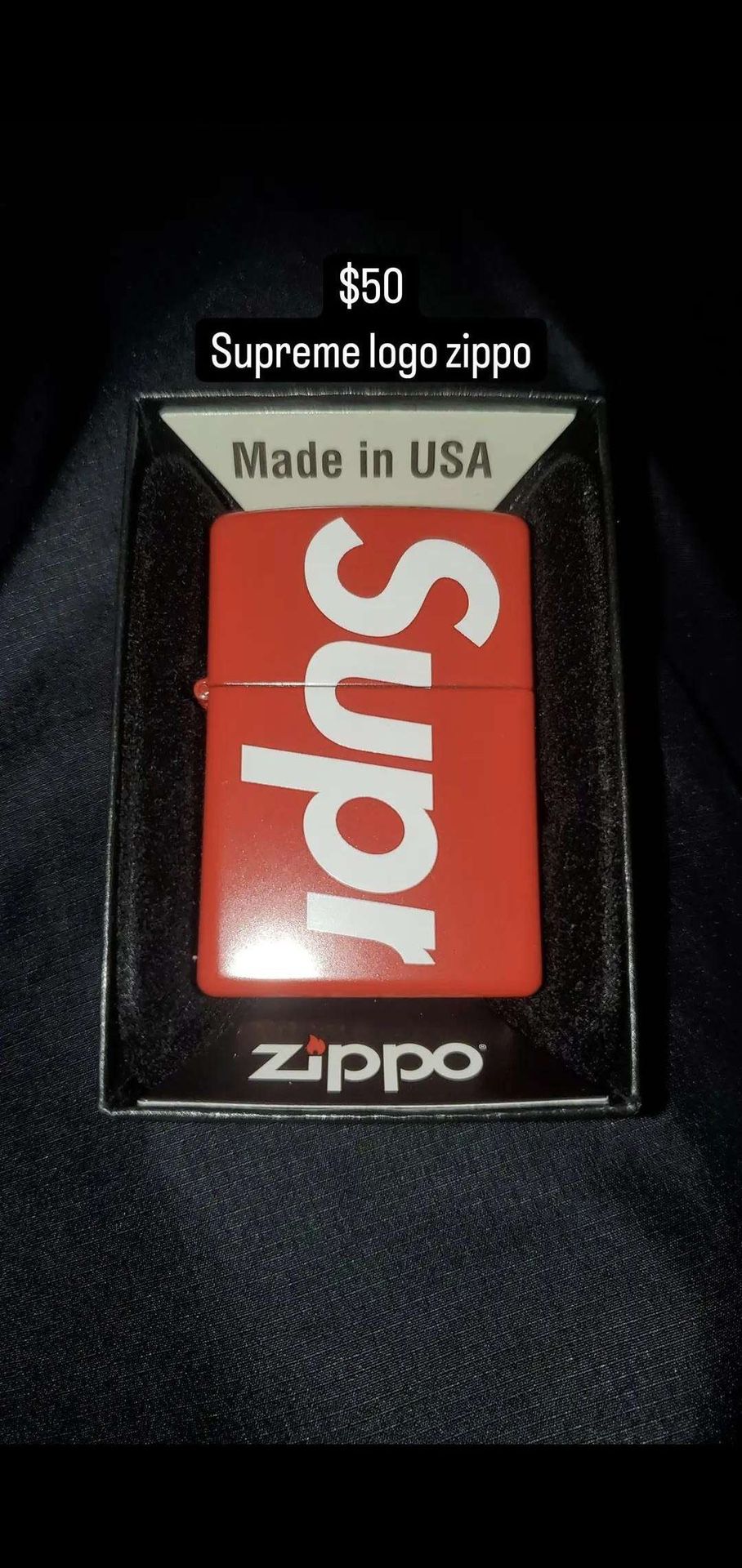 Supreme Logo Zippo