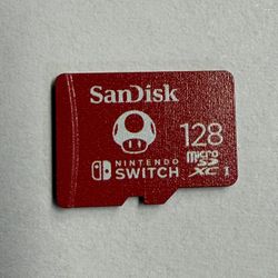 SanDisk 128GB Micro SD XC Card for Nintendo Switch, Flash Memory  (Pre Owned)