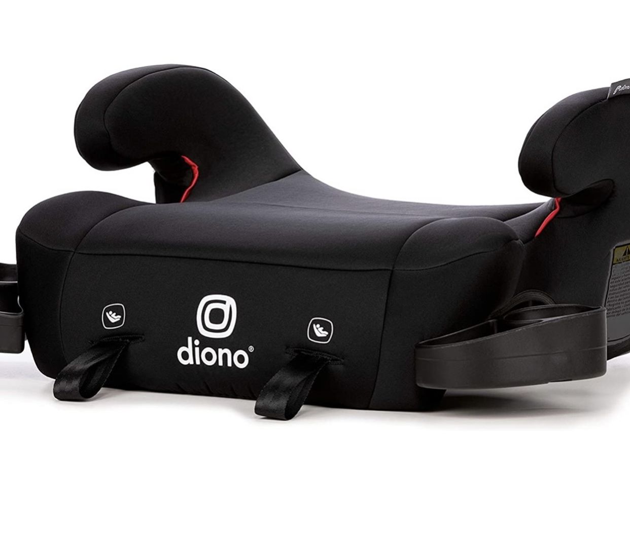 Diono Solana 2 Latch, XL Space Backless Booster Seat, | Lightweight Backless Booster