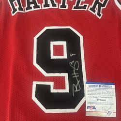 RON HARPER SIGNED JERSEY JSA CERT