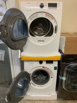 NEW Samsung 24 in front load washer and dryer set
