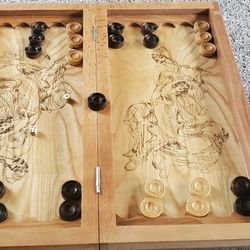 Art Design Wood Backgammon 