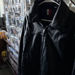 New Authentic Tommy Hilfiger Black Luxerious Jacket