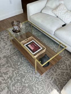 Glass Top Coffee Table