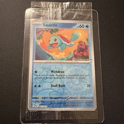 Pokemon center 151 sealed Squirtle stamp promo card