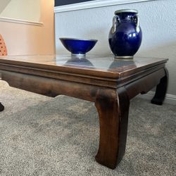 Stunning Oversized Ming-Style Coffee Table – 40” Square