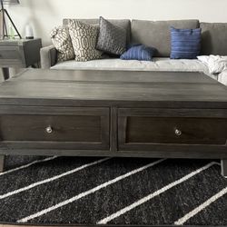 Coffee Table & Side Table $400