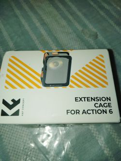 Extension cage for action 6 camera DJI osmosis