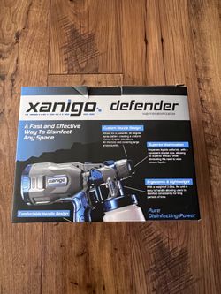 Xanigo XD103 Defender Fogger Sprayer w/ 24 Bottles Goldshield GS75 Surface Agent