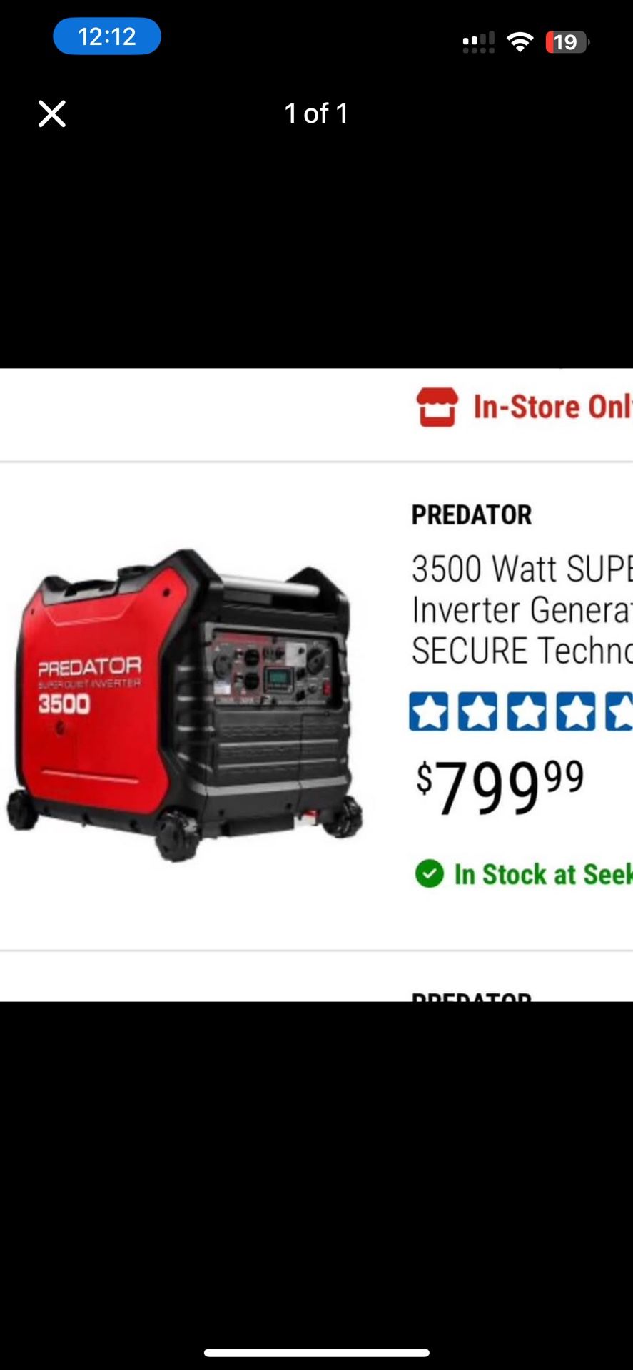 Generator 3500 Watt