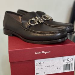 Salvatore Ferragamo- ROLO, T. Moro Calf, Size 10 E 