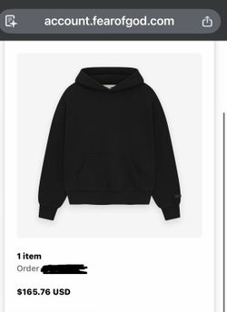 FearofGod Men’s Hoodie