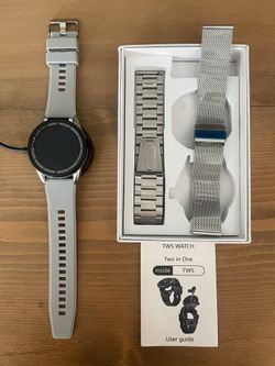 007 2 in 1 sport watch, flip up compartment for ear buds