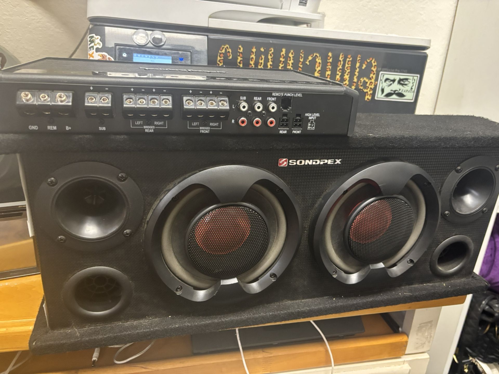 Sub Box With Speakers 
