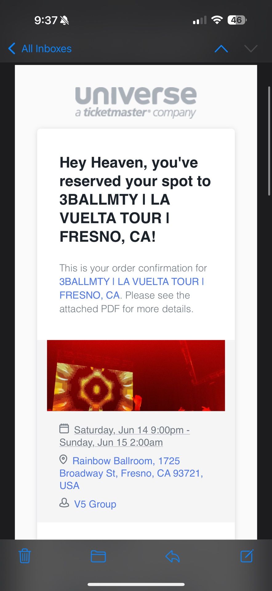 2 3BALLMTY | LA VUELTA TOUR Tickets