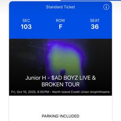 Junior H Concert Ticket