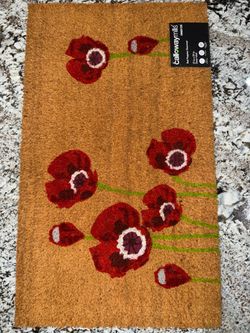 Red Poppies Doormat