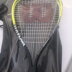 A balloon size racket for racquetball
