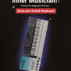 RockJam RJ640 61-Key Portable Keyboard -