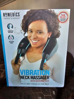 Neck massager with sooting heat