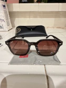 Womens Ray-Ban Dark Brown Gradient Sunglasses RB4458D