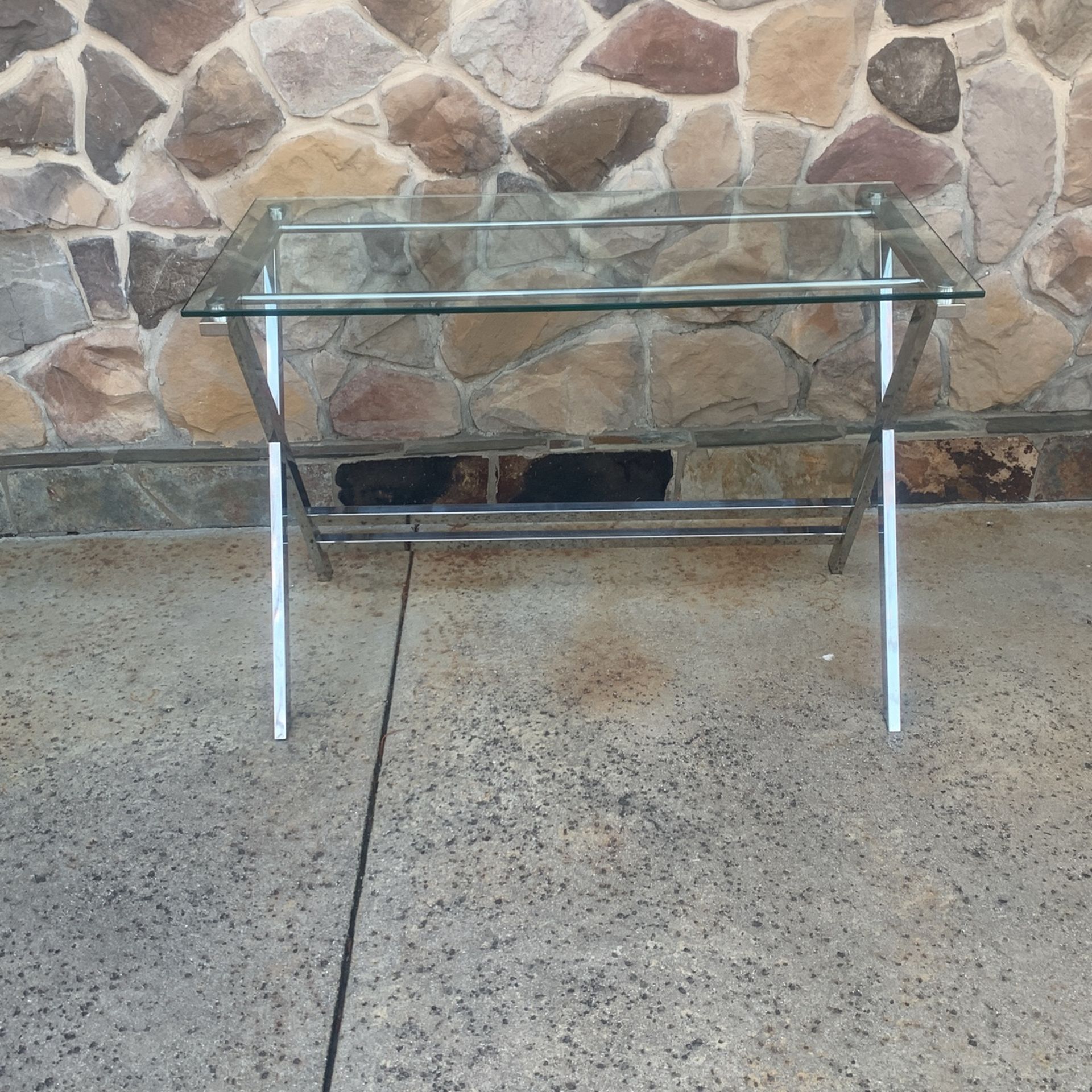 Glass Desk 