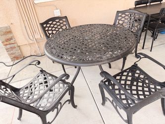 Patio table set