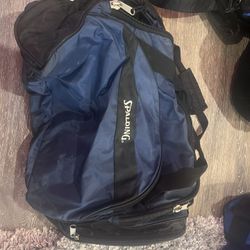 Spaulding Navy Blue Duffle Bag Large 